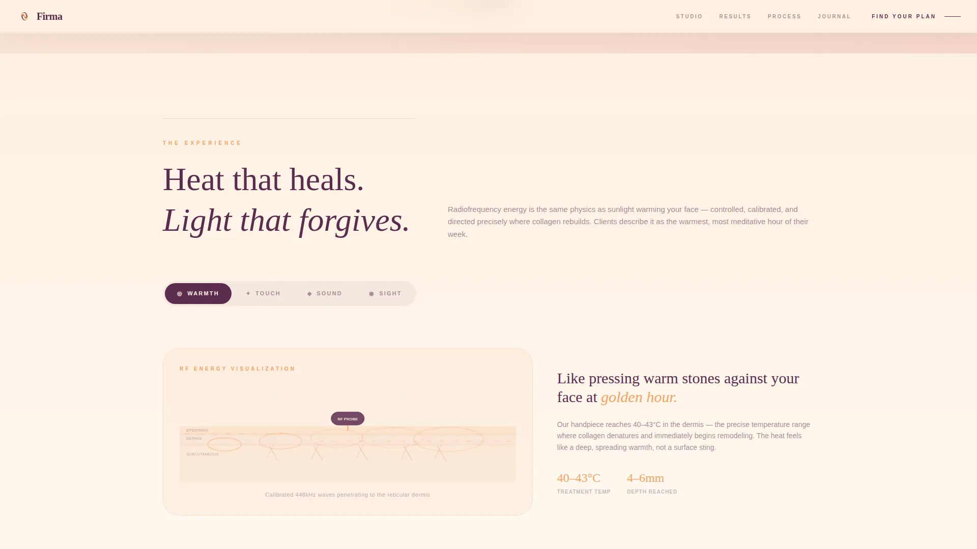 Specialty Beauty Treatments Specialist Booking Website Template