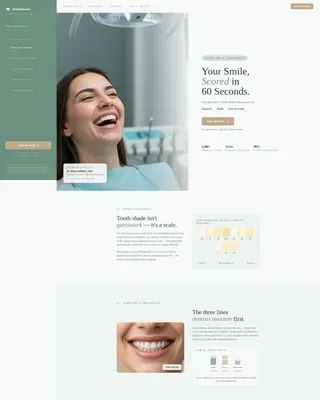 Smile Audit Landing page Template