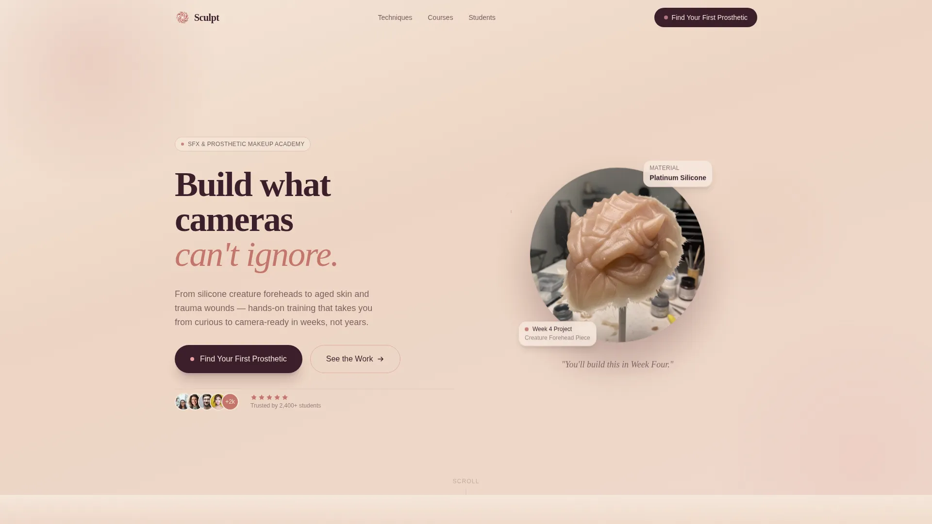 Specialty Beauty Treatments Advanced Professional Website Template