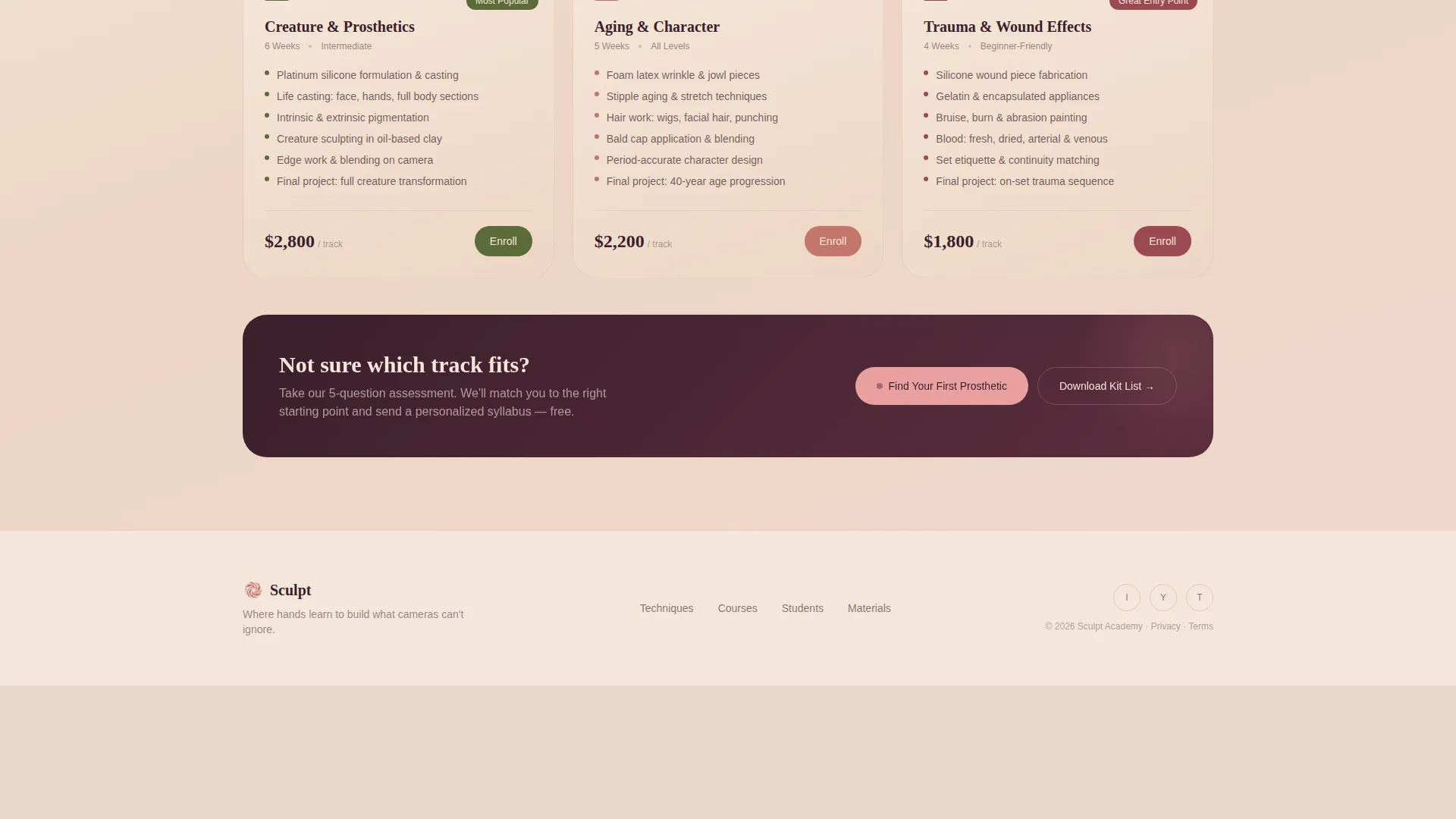 Specialty Beauty Treatments Advanced Professional Website Template
