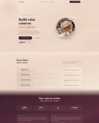 Specialty Beauty Treatments Advanced Professional Website Template