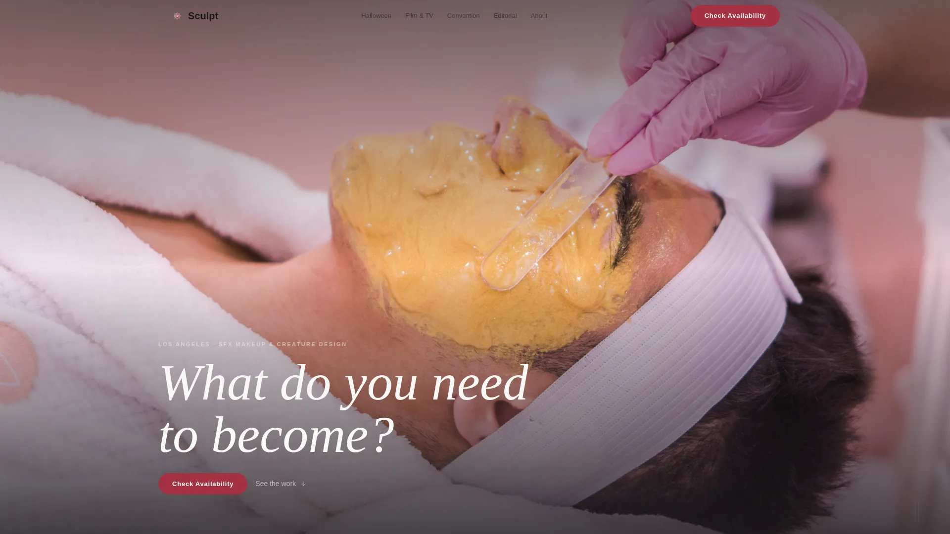 Makeup Artist & MUA Specialist Booking Website Template