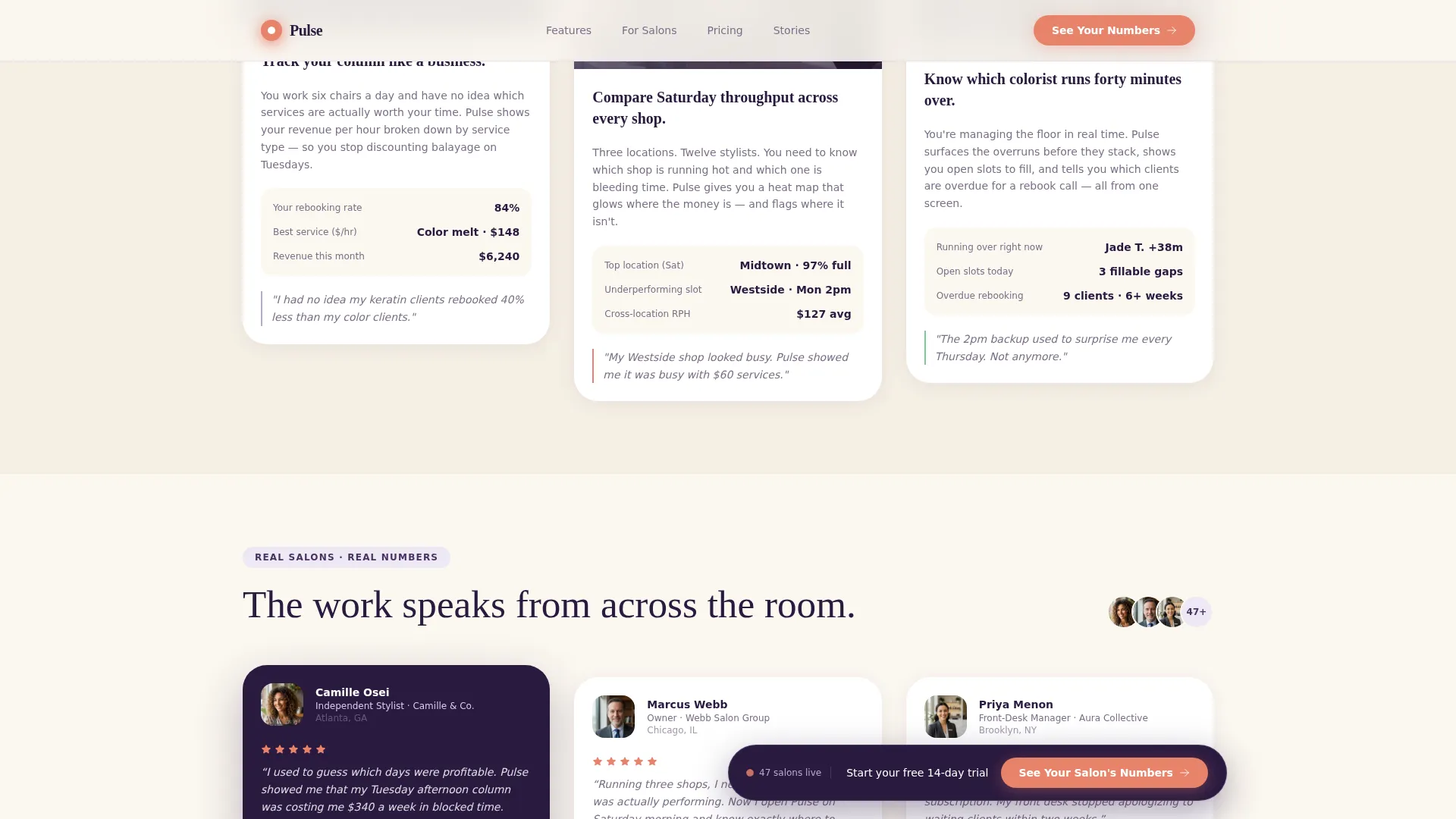 Salon & Spa Software Booking Website Template