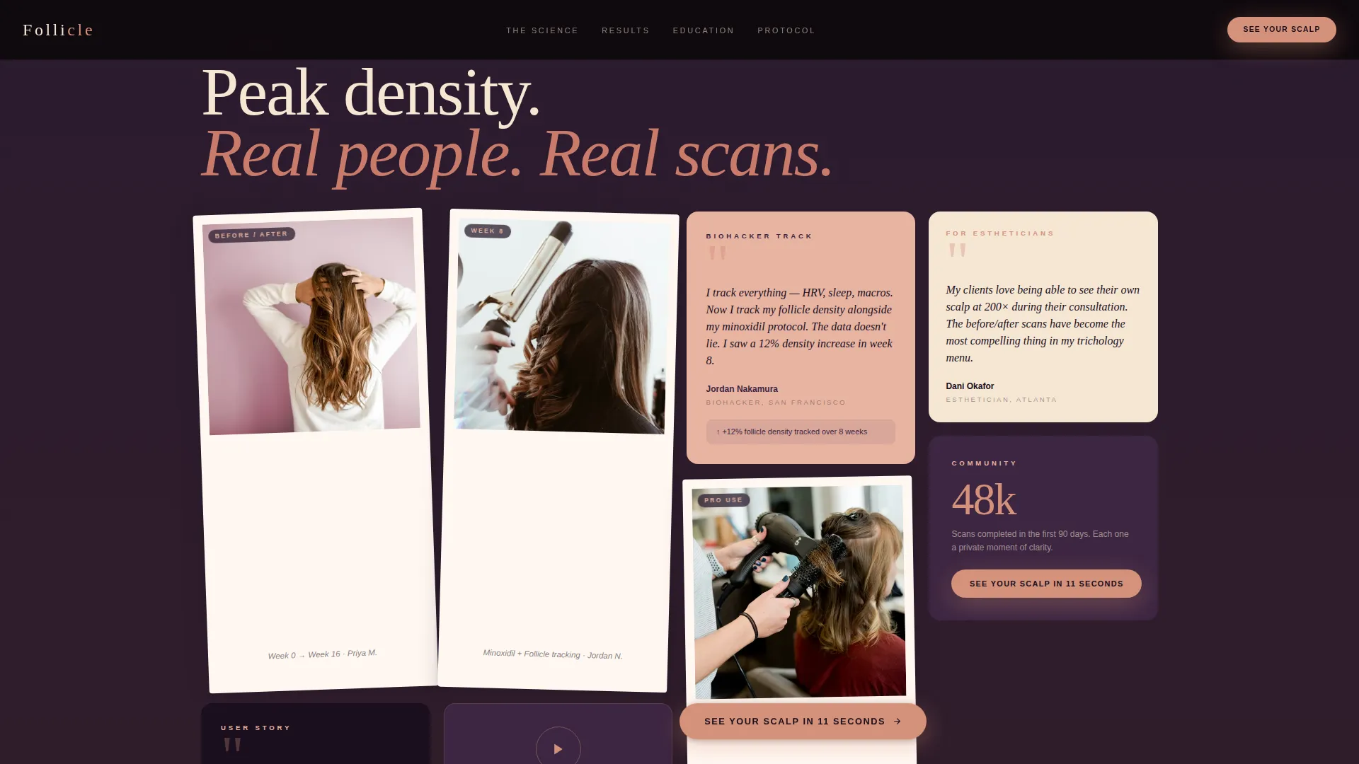 Beauty Tech & Device Professional Website Template