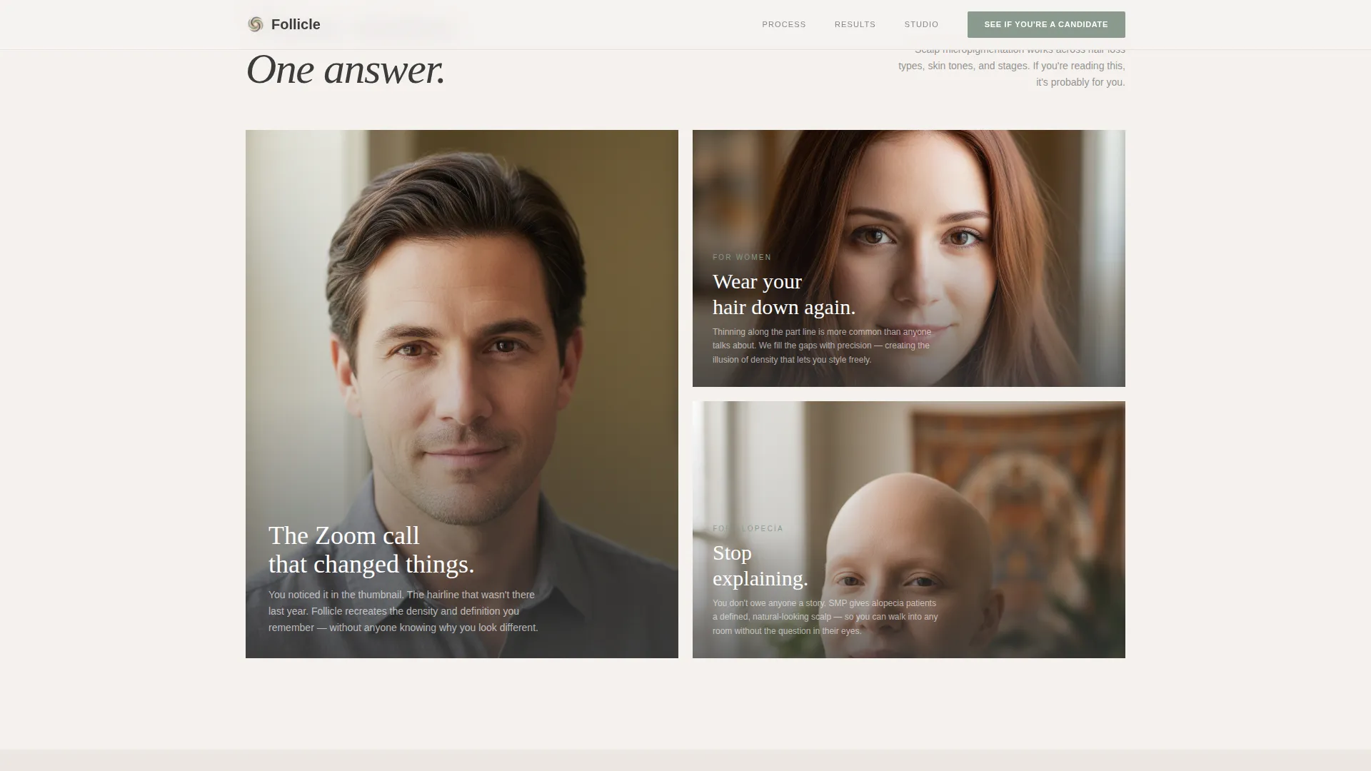 Specialty Beauty Treatments Specialist Professional Website Template
