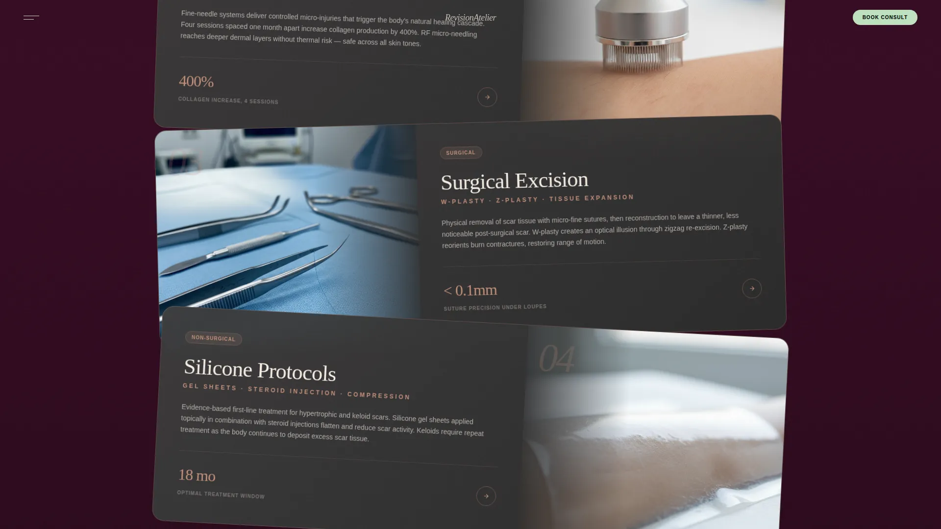 Cosmetic Surgery & Aesthetic Clinic Professional Website Template