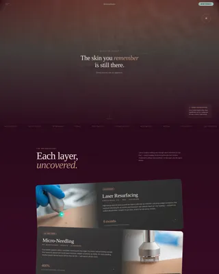 Cosmetic Surgery & Aesthetic Clinic Professional Website Template