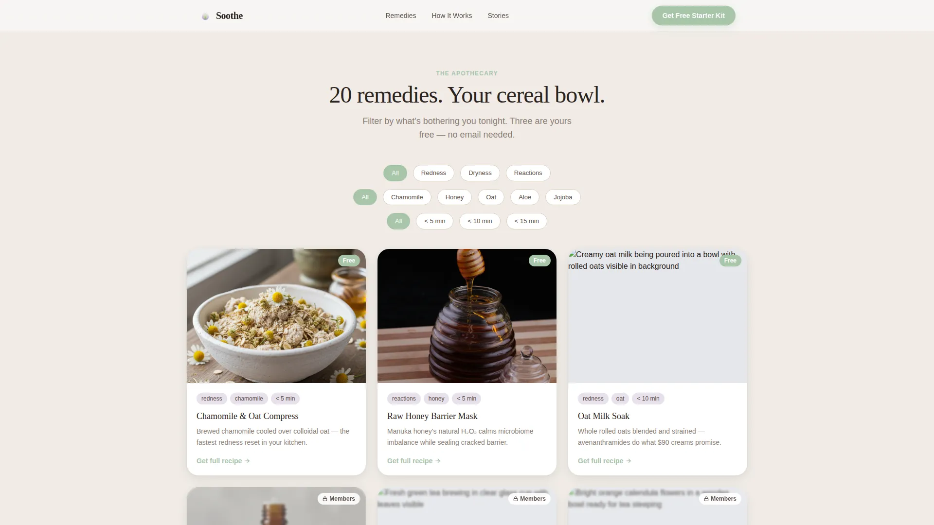 Sensitive Skin Beauty Professional Website Template