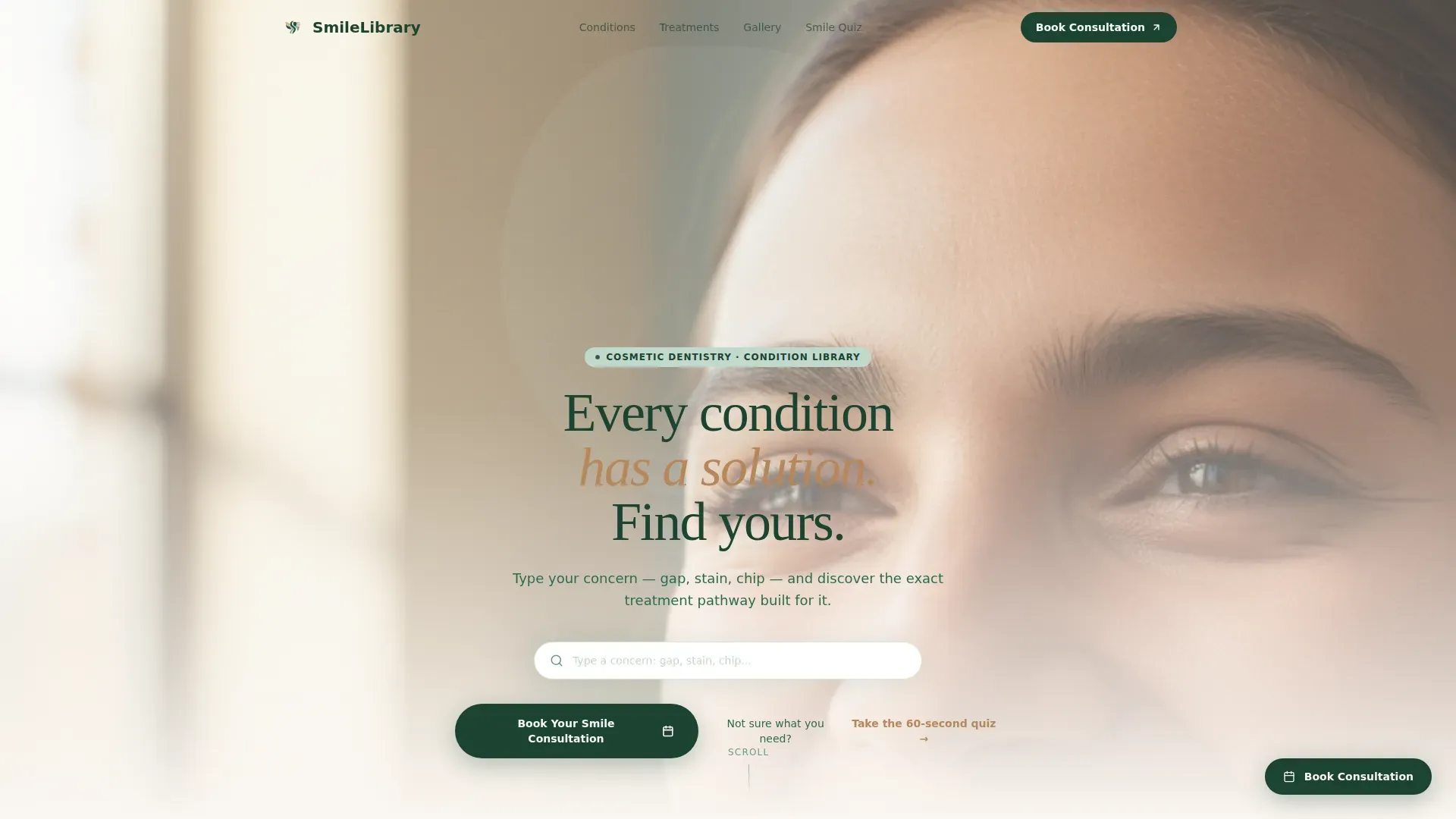 Cosmetic Dentistry Landing page Template