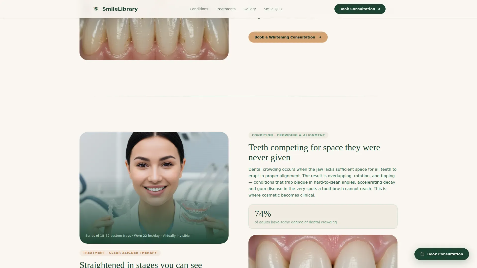 Cosmetic Dentistry Landing page Template