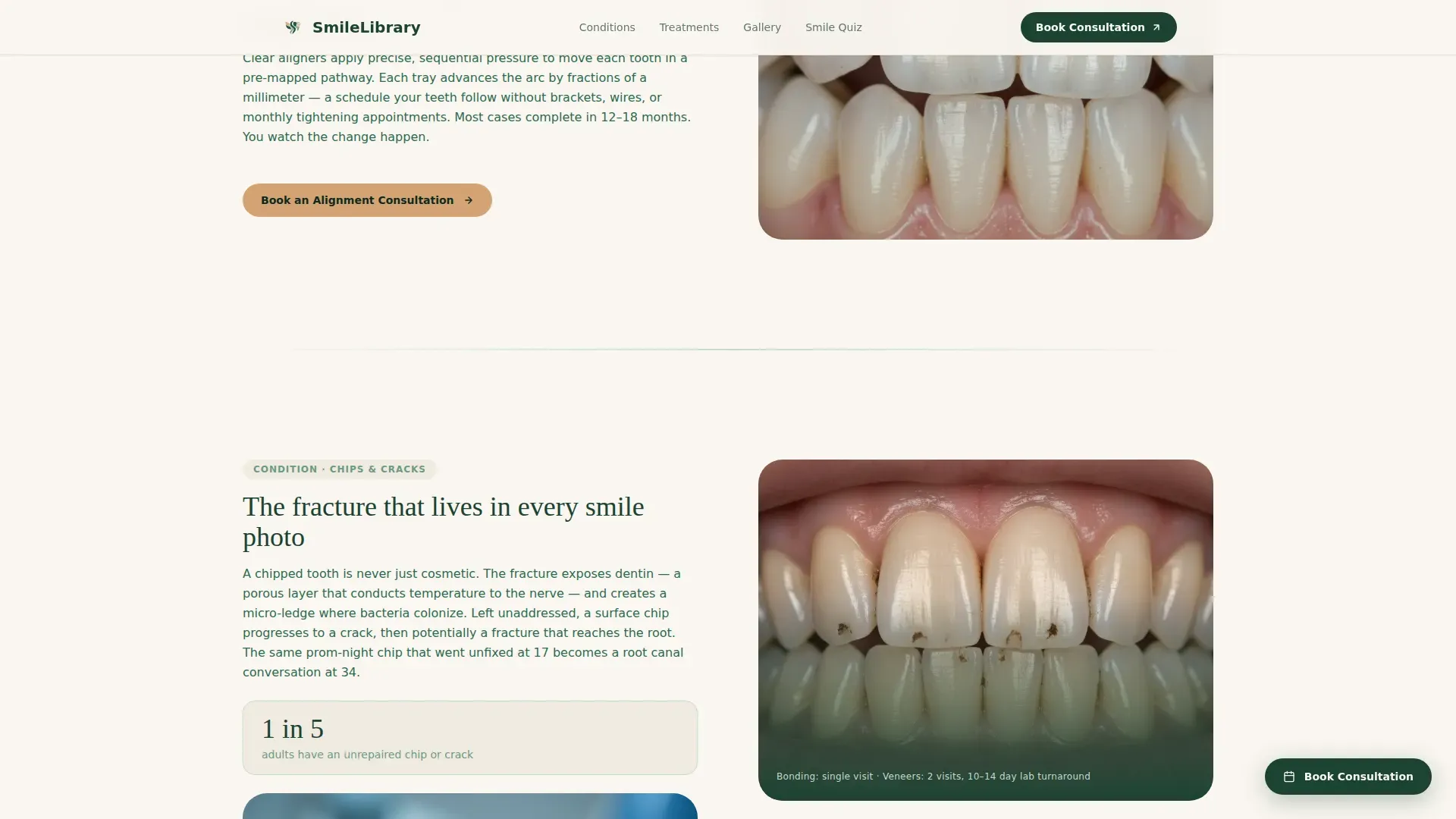 Cosmetic Dentistry Landing page Template