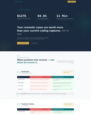 Billing Consulting Landing page Template