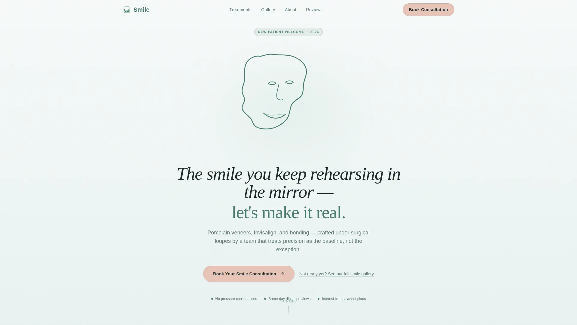 New Patient Landing page Template