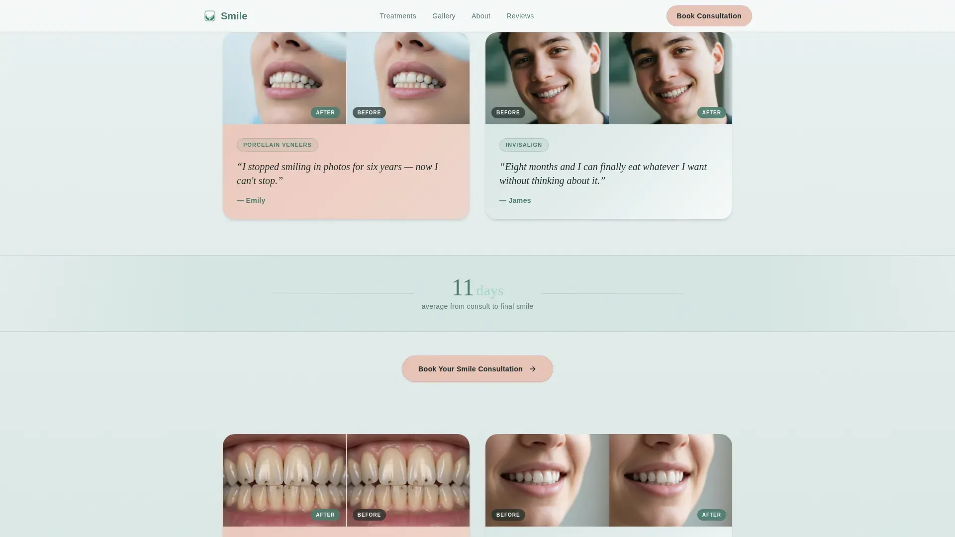 New Patient Landing page Template