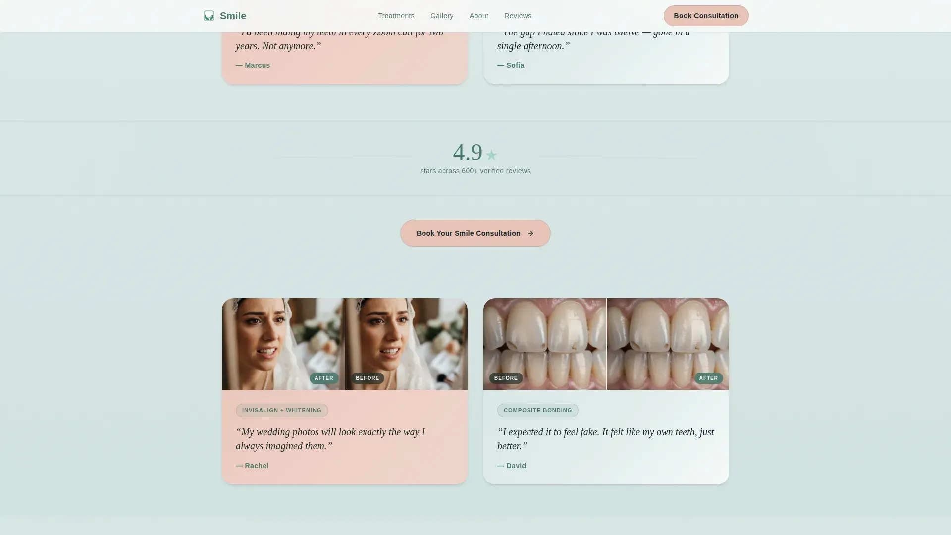 New Patient Landing page Template
