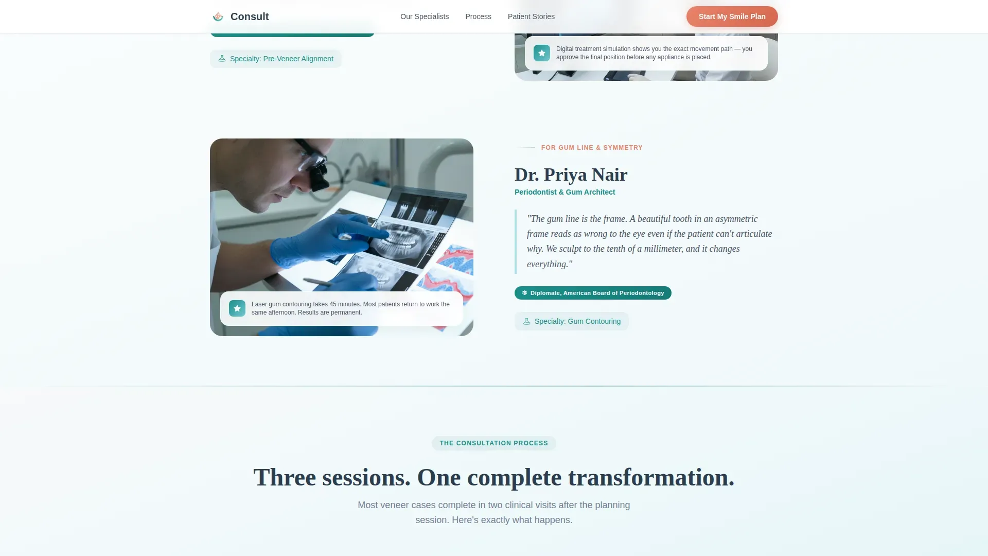Consultation Landing page Template