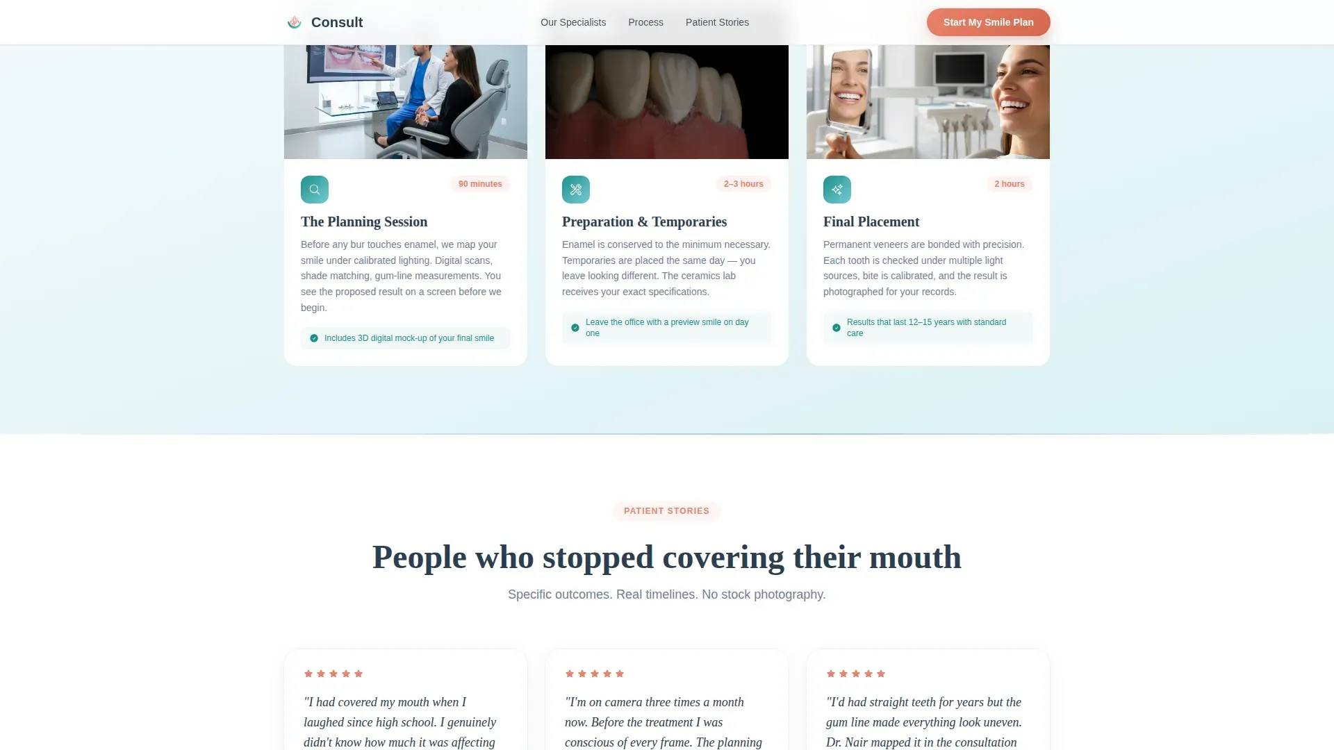 Consultation Landing page Template