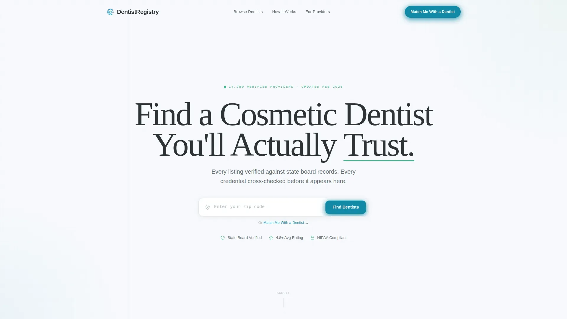 Provider Directory Landing page Template