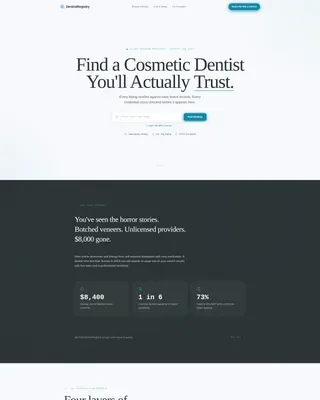 Provider Directory Landing page Template