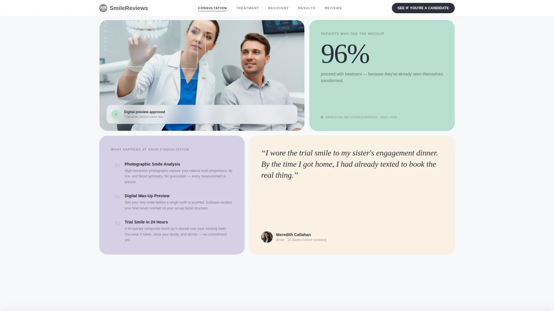 Veneer Services Landing page Template