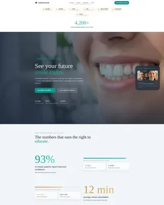 Virtual Consultation Landing page Template