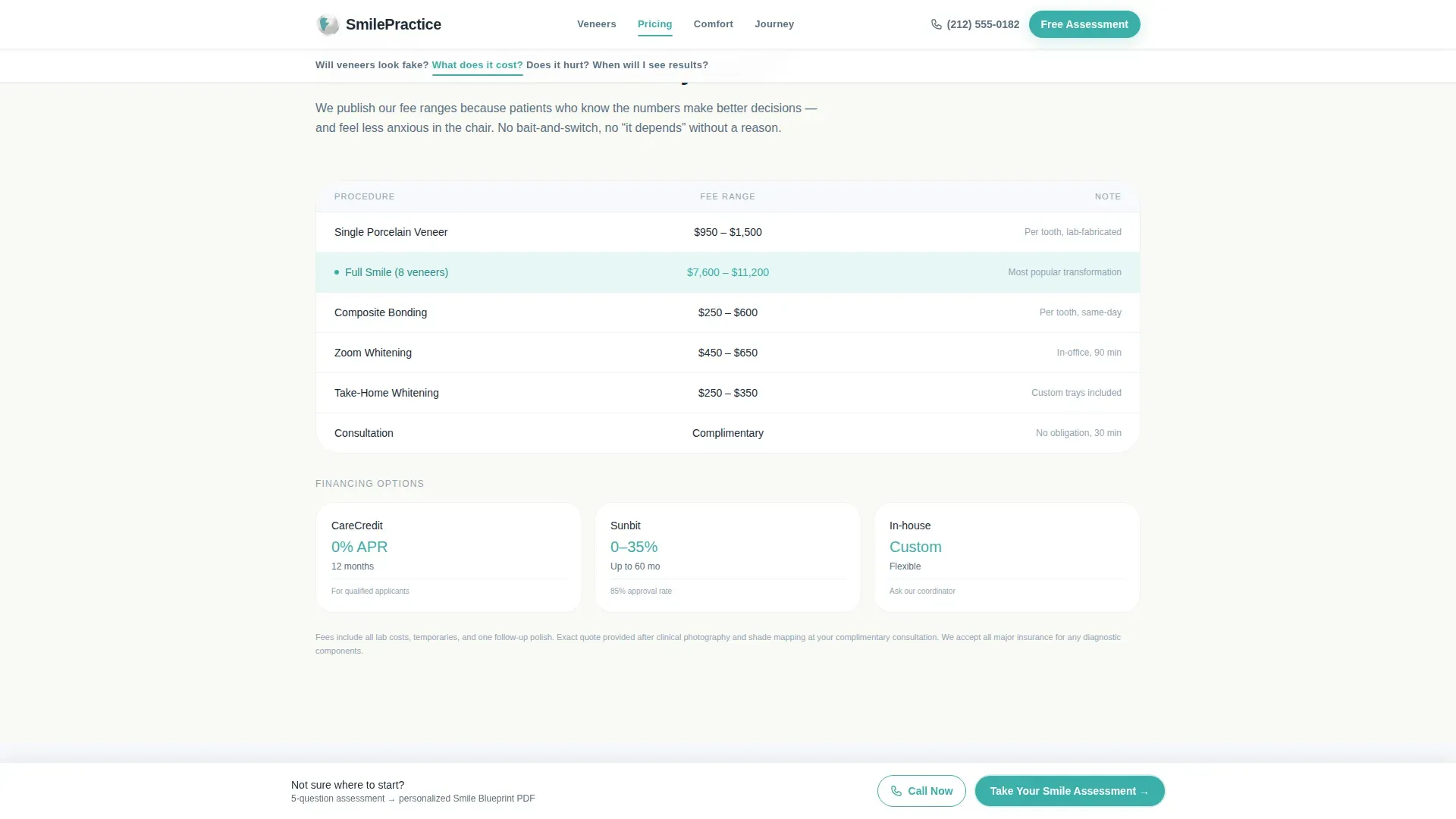 Dental Clinic FAQ & Common Questions Website Template