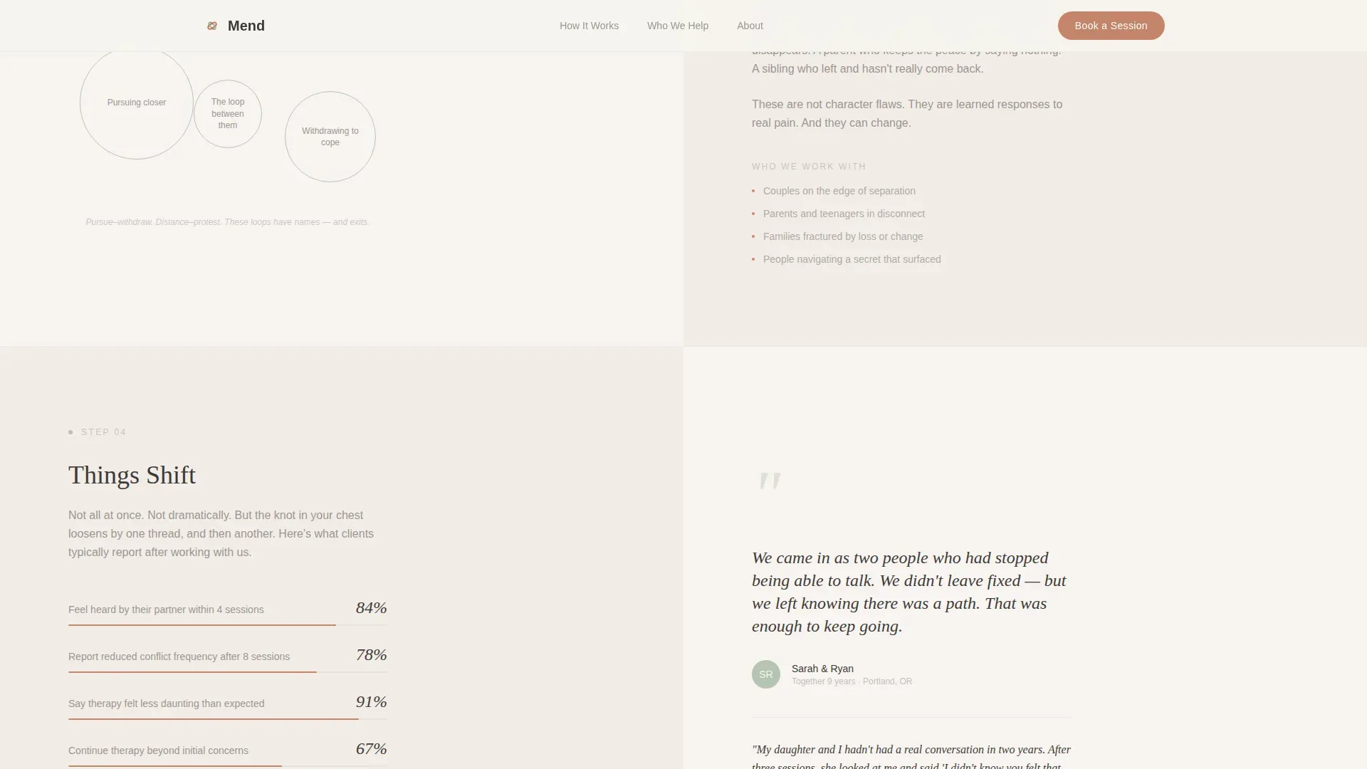 Couples & Family Therapy Landing Page Template
