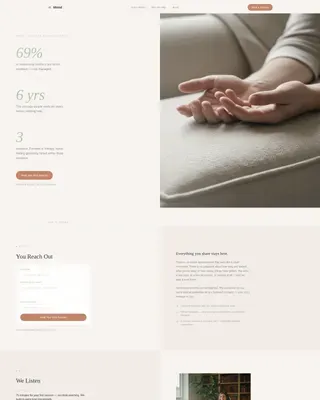 Couples & Family Therapy Landing Page Template