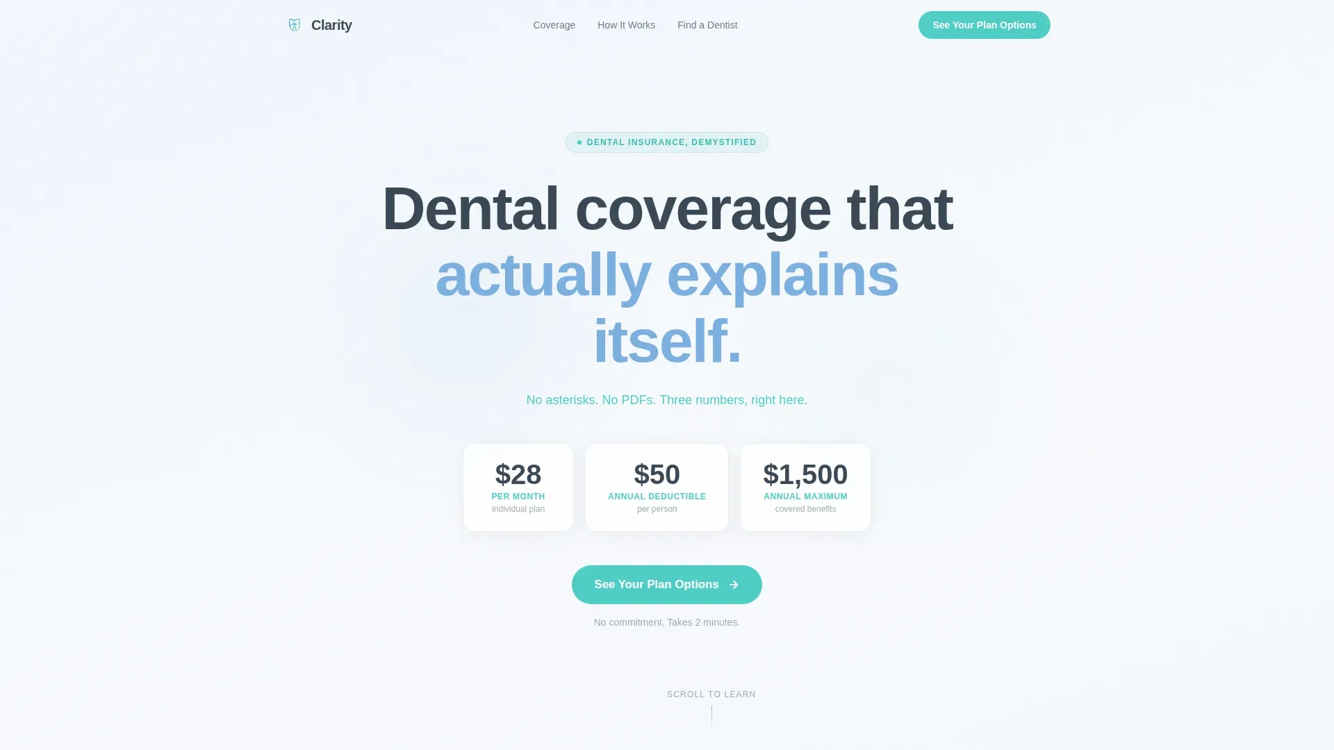 Dental Insurance Landing Page Template