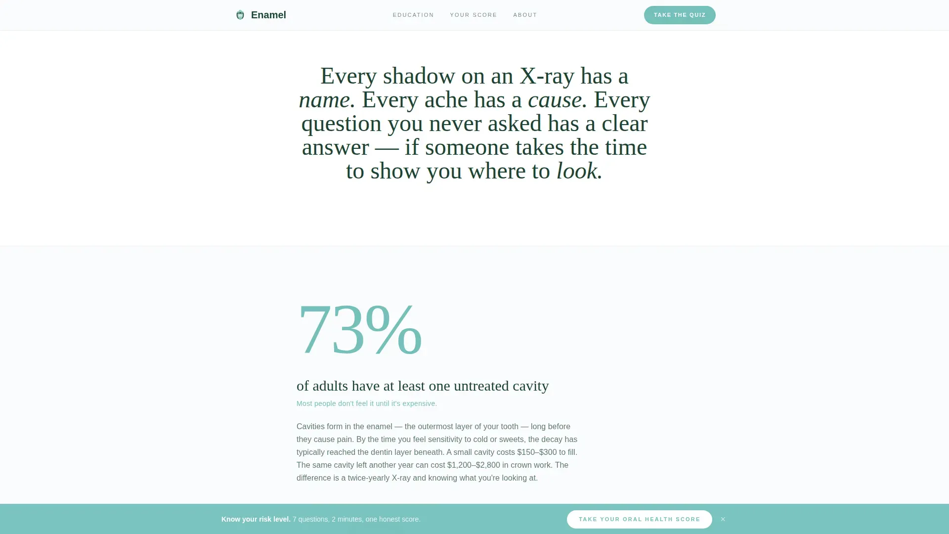 Dental Patient Education & Anxiety-Free Website Template