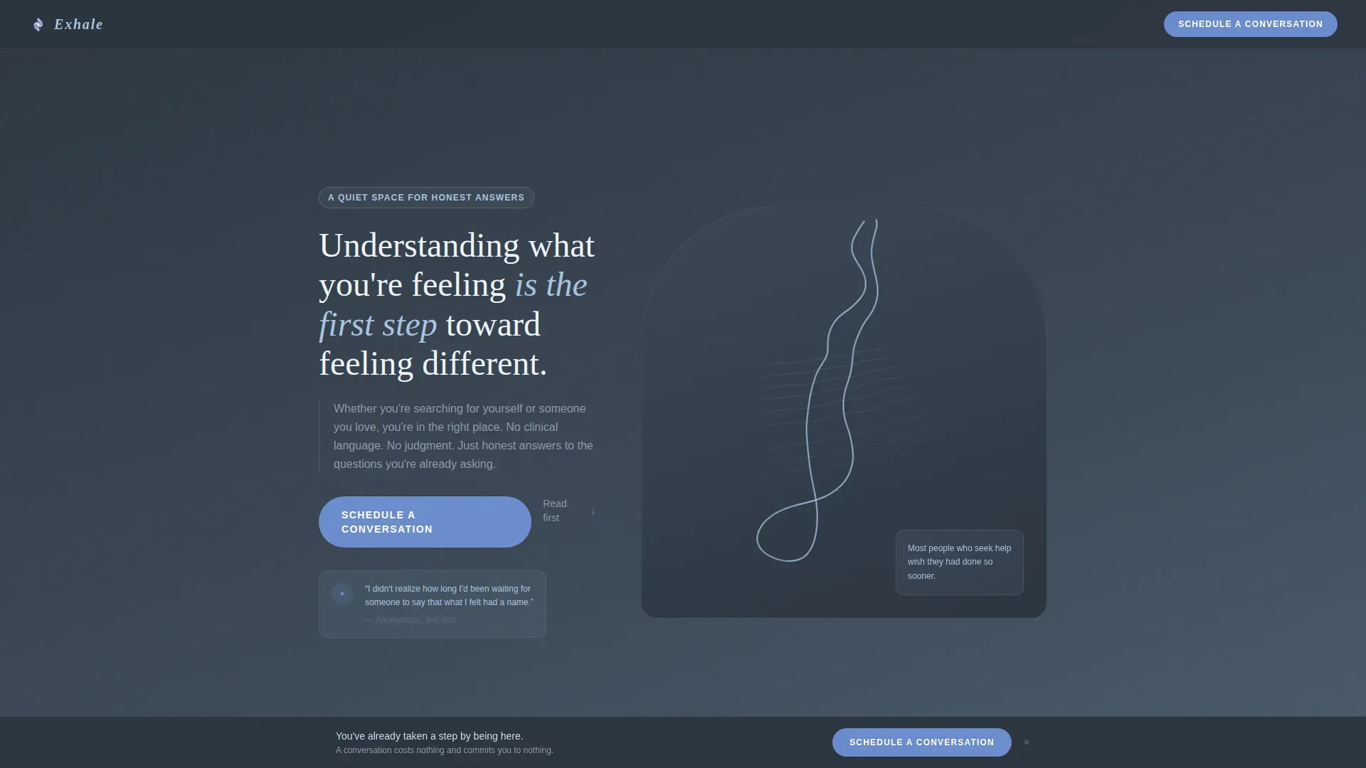 Depression Education Landing Page Template