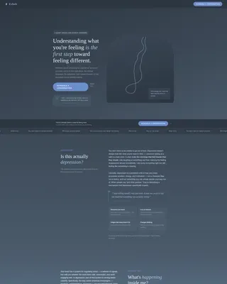 Depression Education Landing Page Template