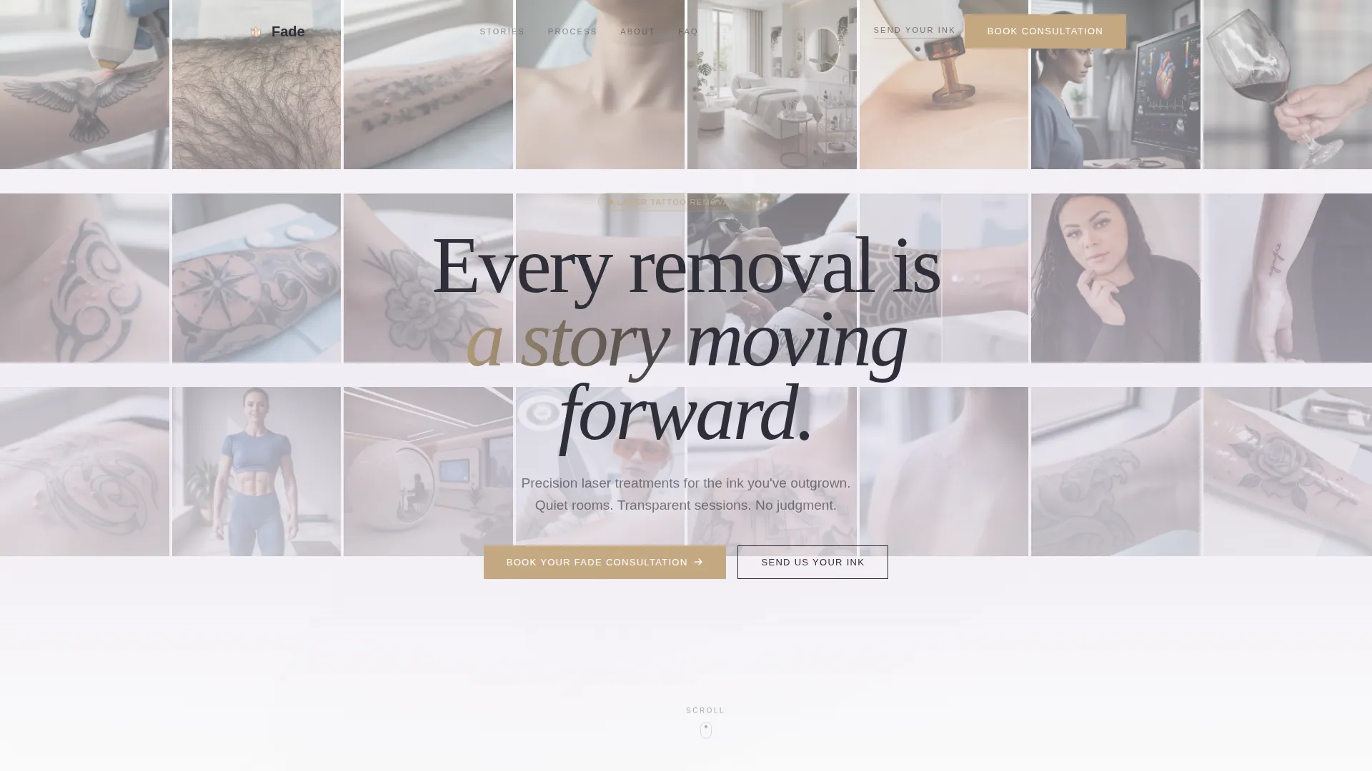 Tattoo & Piercing Studio Booking Website Template