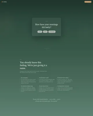Depression Support Group Landing Page Template