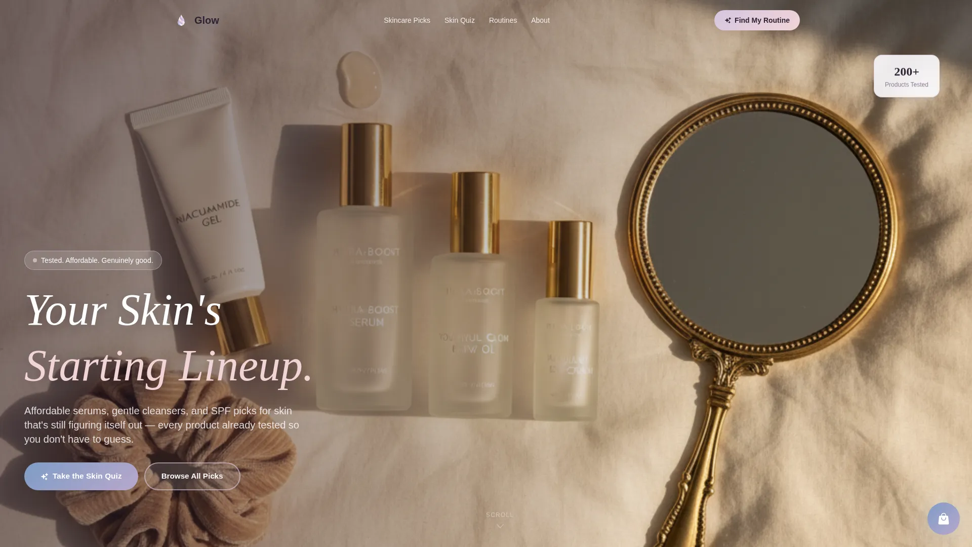 Holistic Wellness Skincare | Free Website Template | Rocket