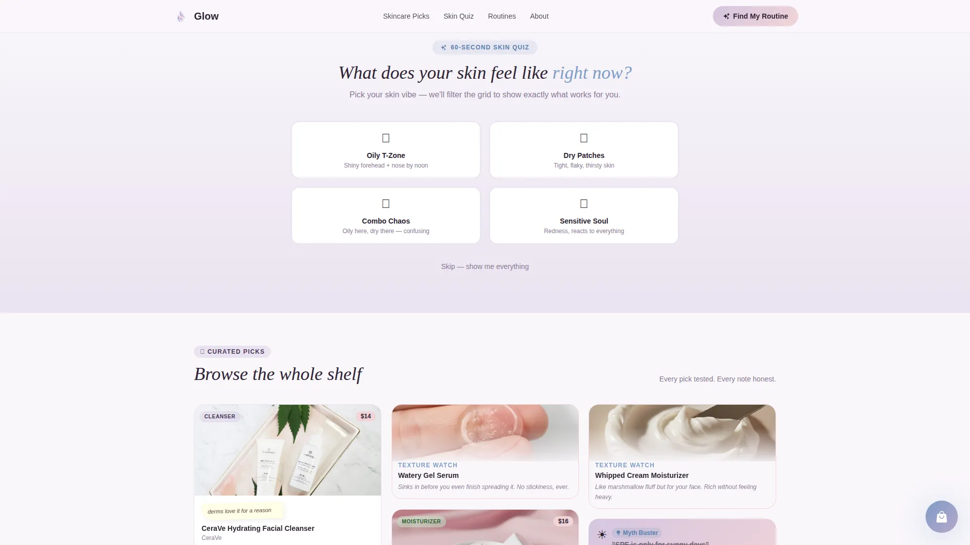 Holistic Wellness Skincare | Free Website Template | Rocket