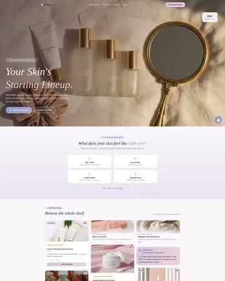 Holistic Wellness Skincare | Free Website Template | Rocket