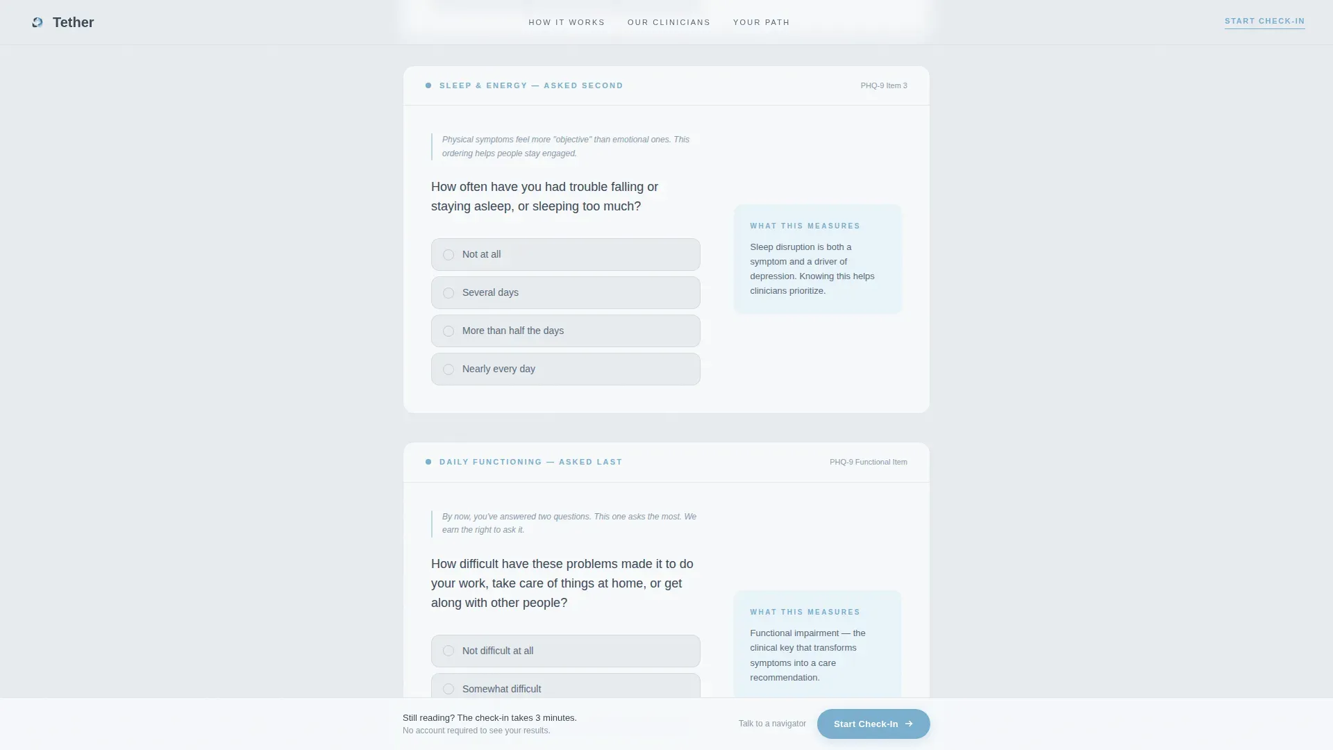 Depression Telehealth Landing Page Template