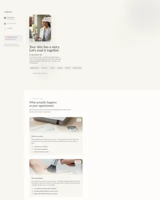 Dermatologist New Patient Welcome Landing Page