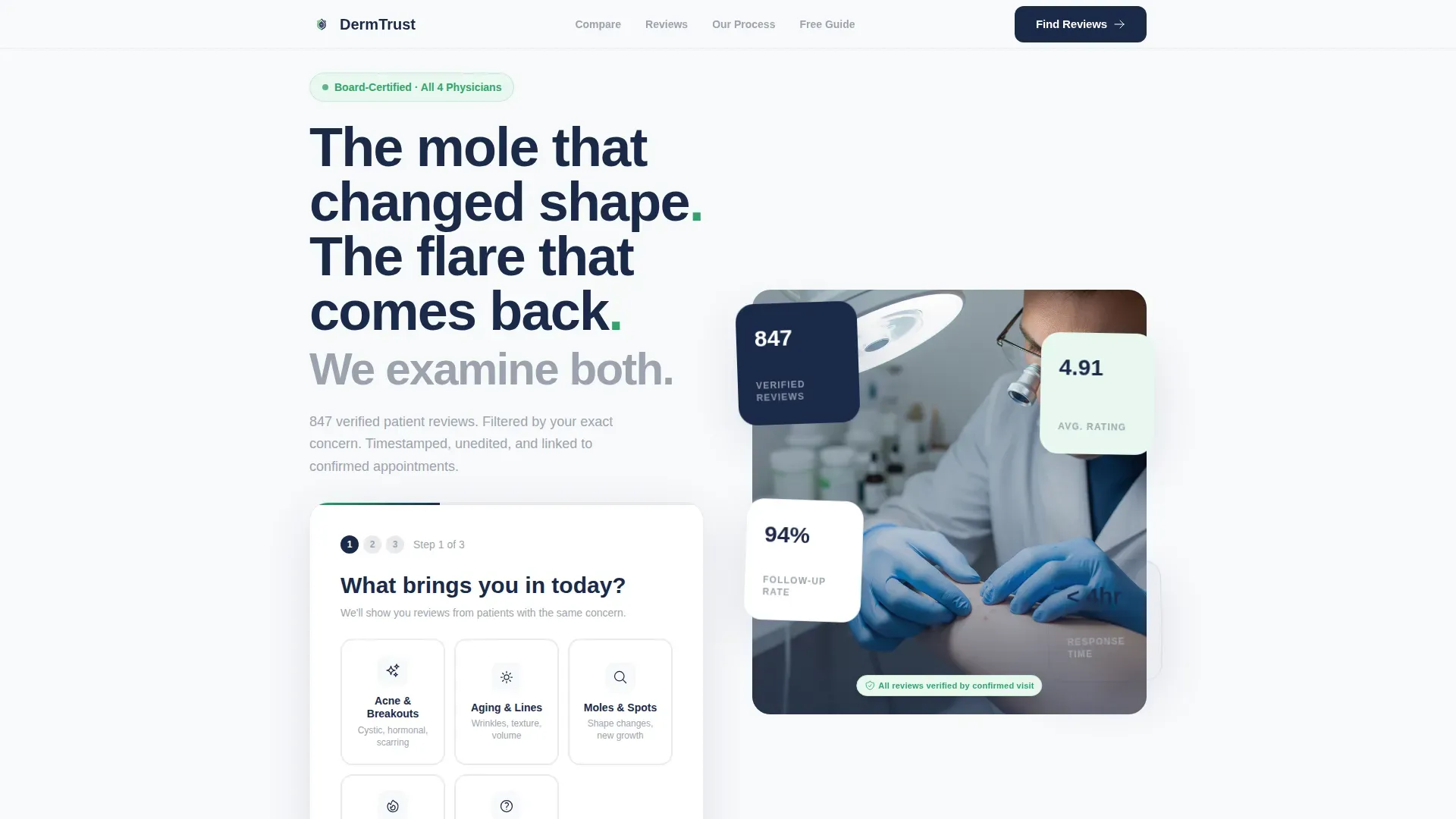 Review Landing Page Template