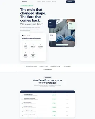 Review Landing Page Template