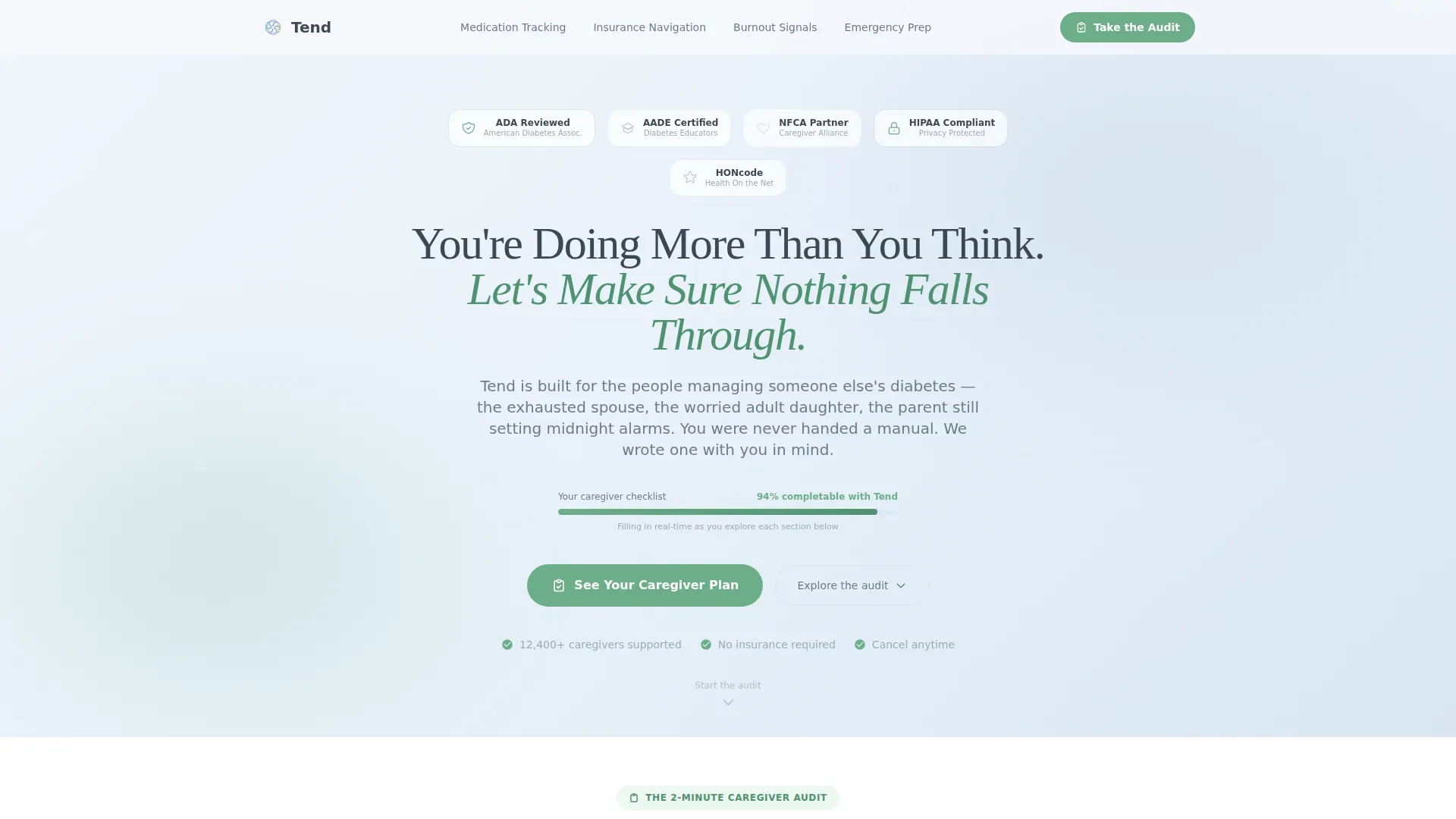 Diabetes Care Professional Website Template