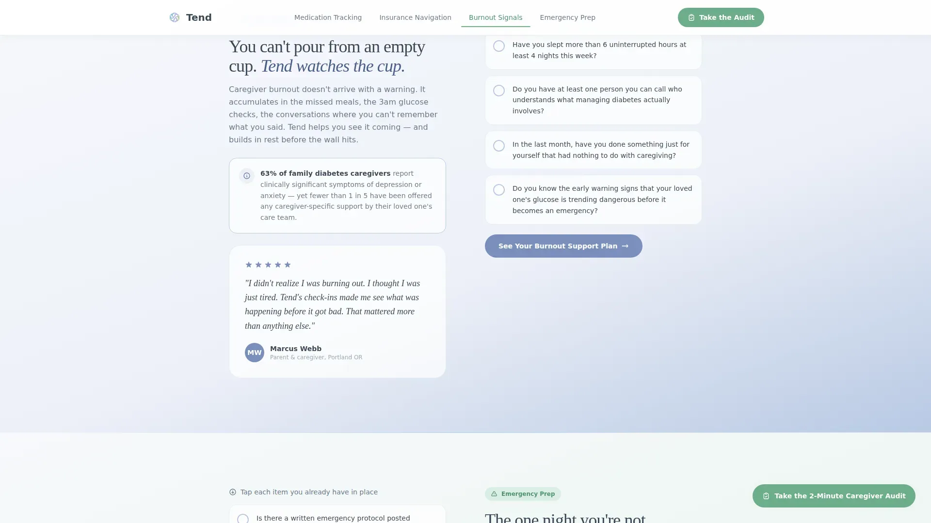 Diabetes Care Professional Website Template