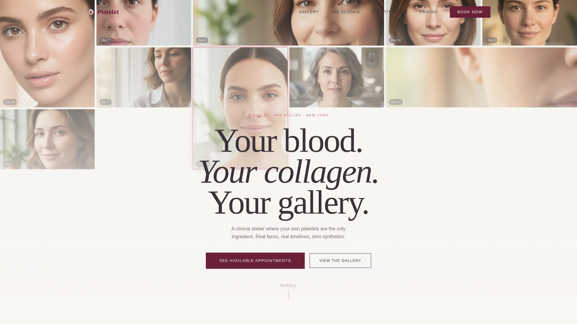 Specialty Beauty Treatments Booking Website Template