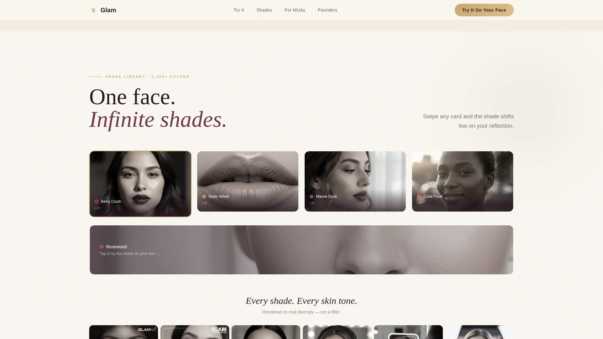 Beauty Tech & Device Blog Website Template