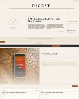 AI & Machine Learning Newsletter Blog Website Template