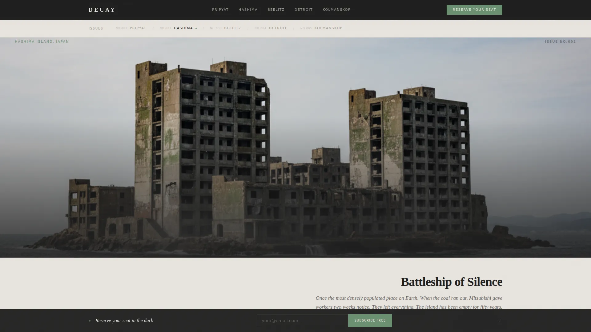 Photography Blog Pre-Launch Website Template