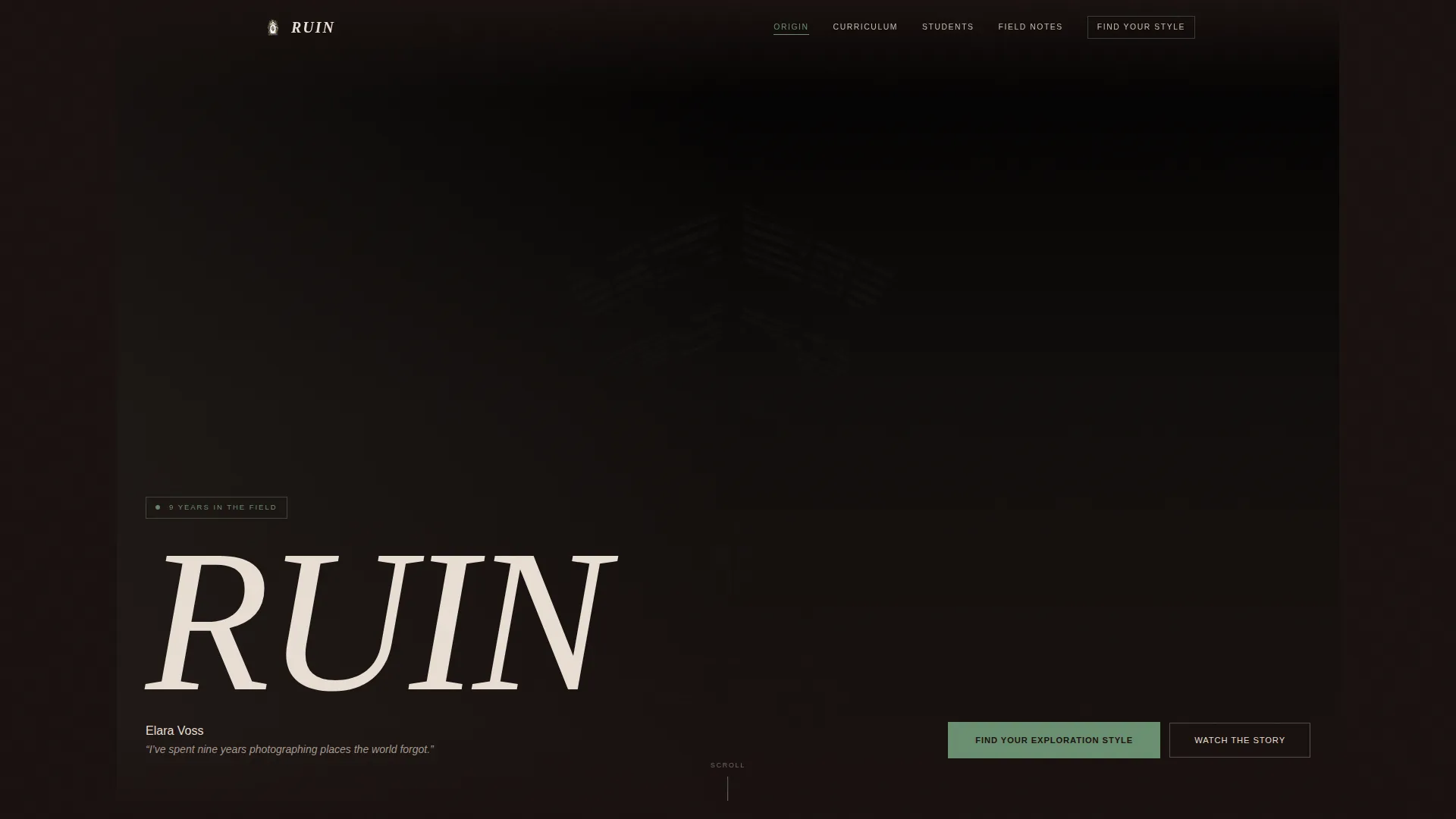 Photography Blog Professional Website Template