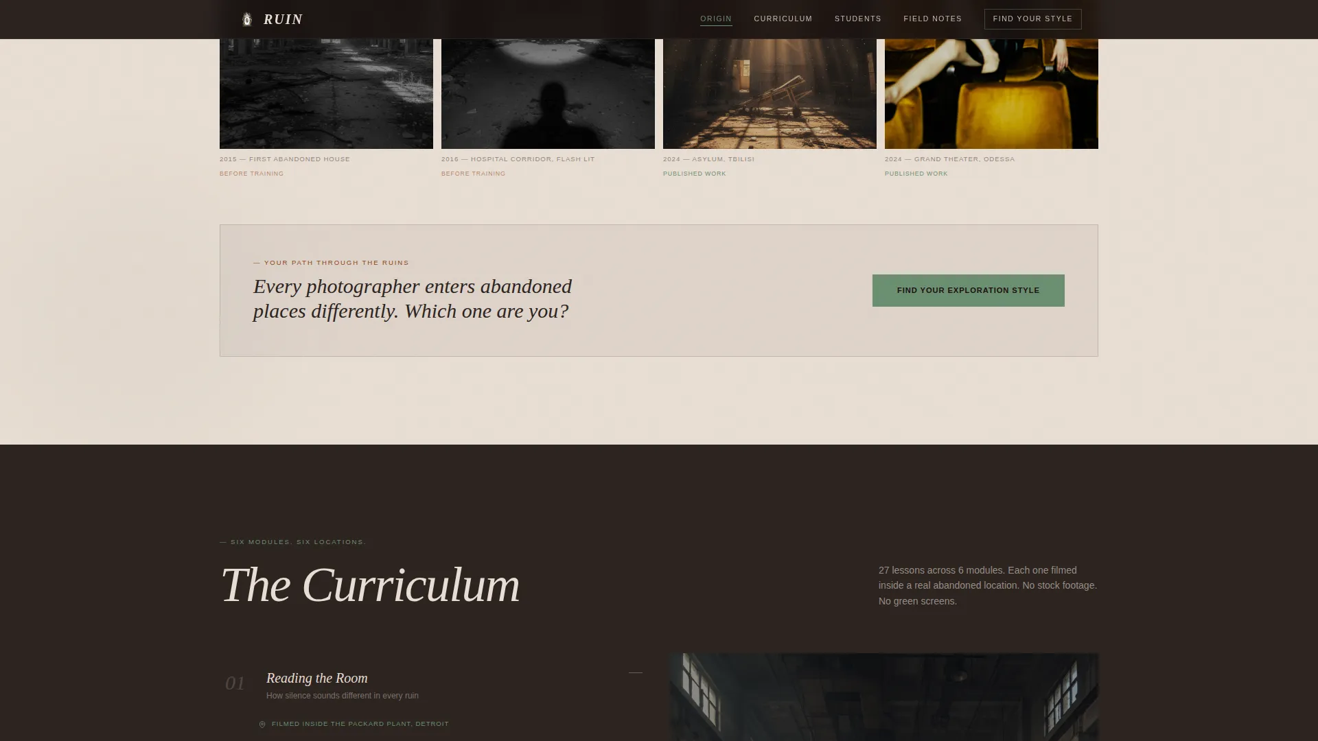 Photography Blog Professional Website Template