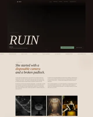 Photography Blog Professional Website Template